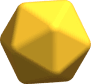 icosahedron yellow 1